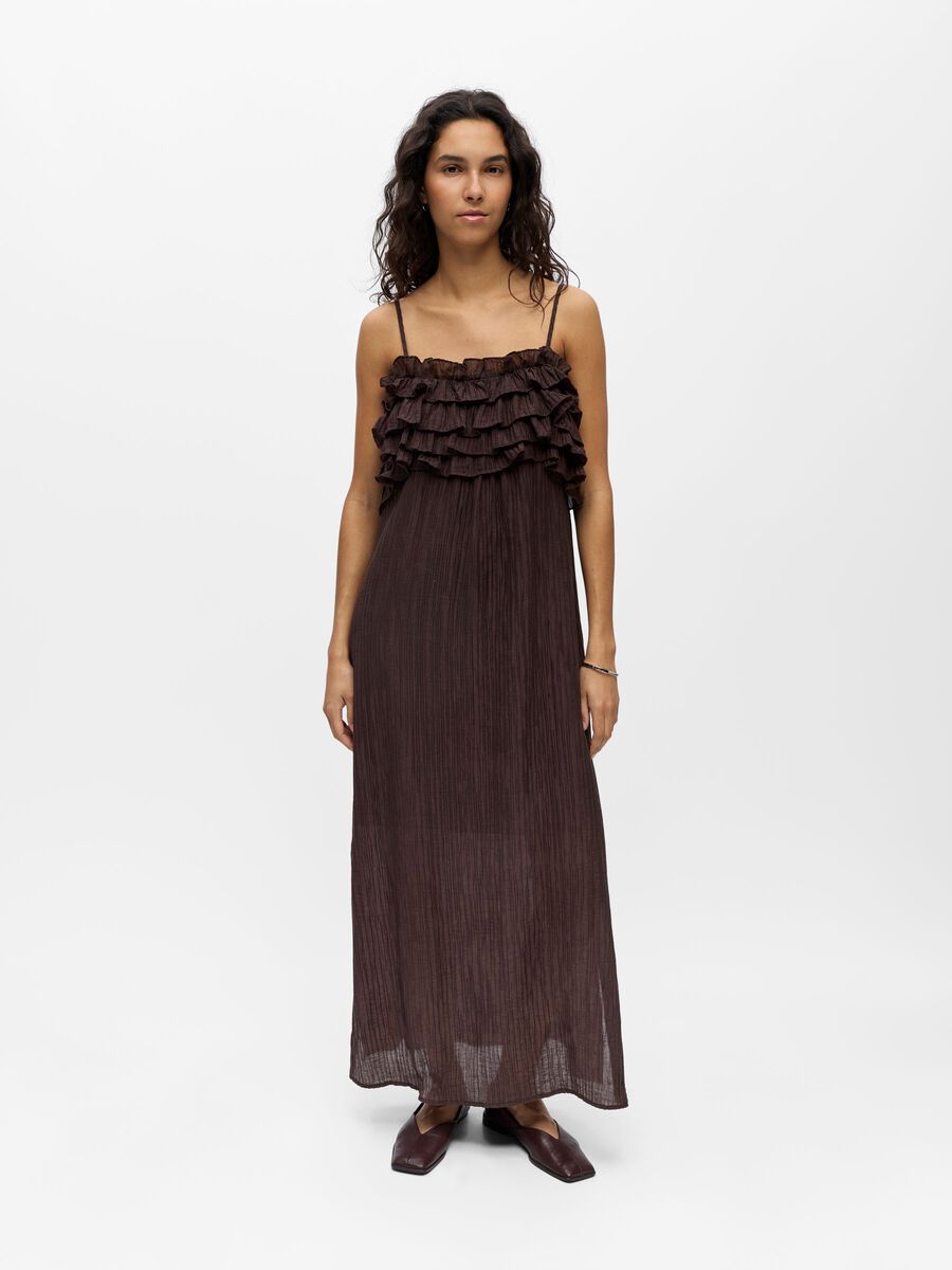 Louise Maxi Dress (Brown)