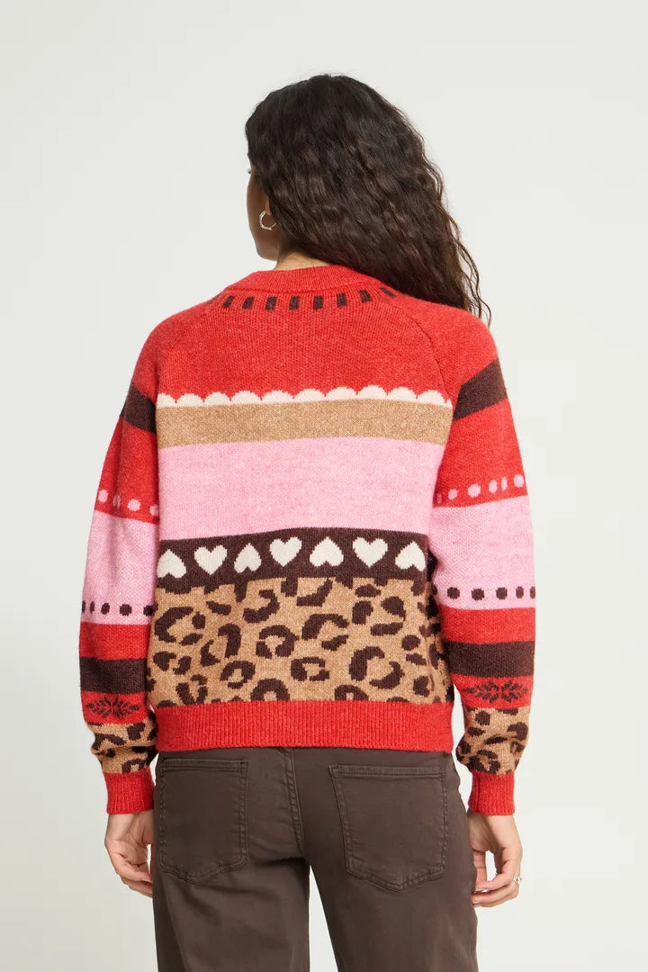 Toni Cardigan (Poinsettia)