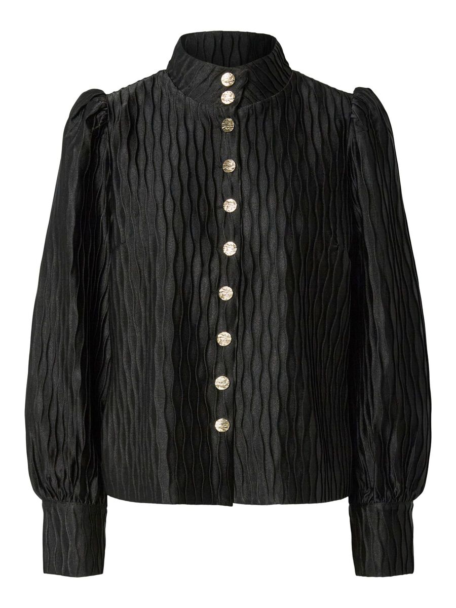 Rylan Jacquard Shirt (Black)