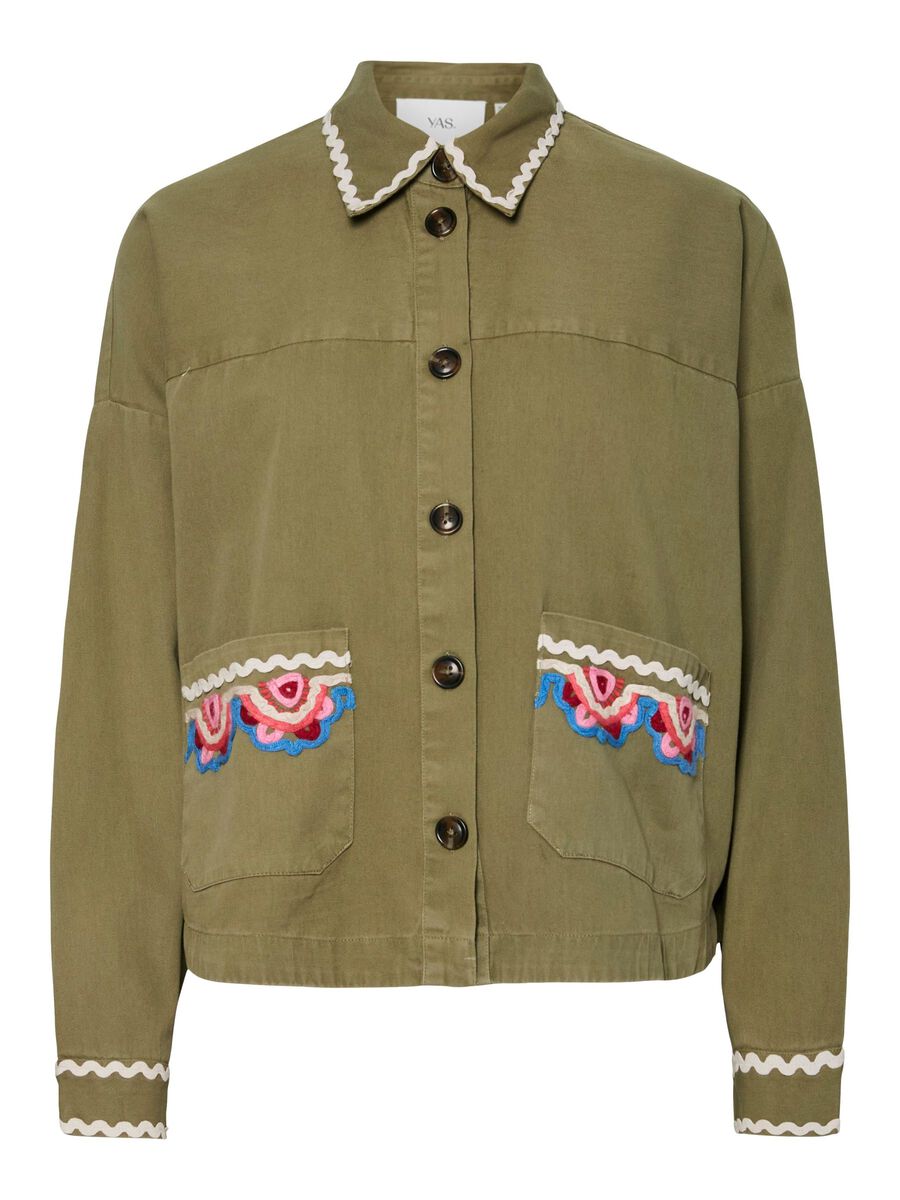 Mirra Embroidered Jacket (Capulet Olive)