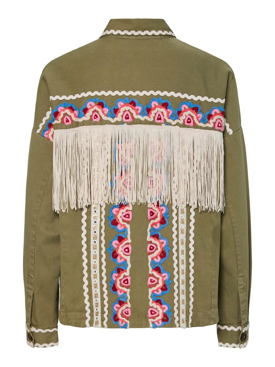 Mirra Embroidered Jacket (Capulet Olive)