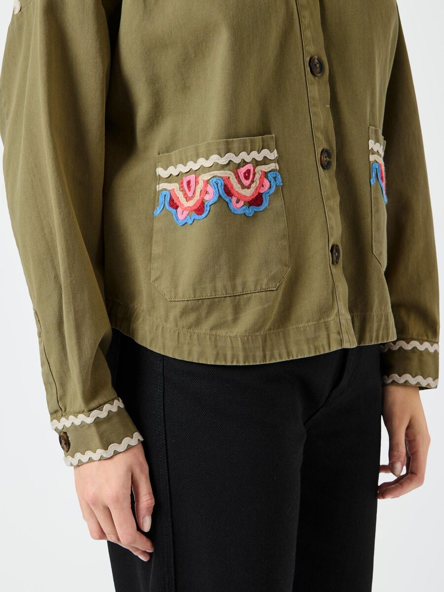 Mirra Embroidered Jacket (Capulet Olive)