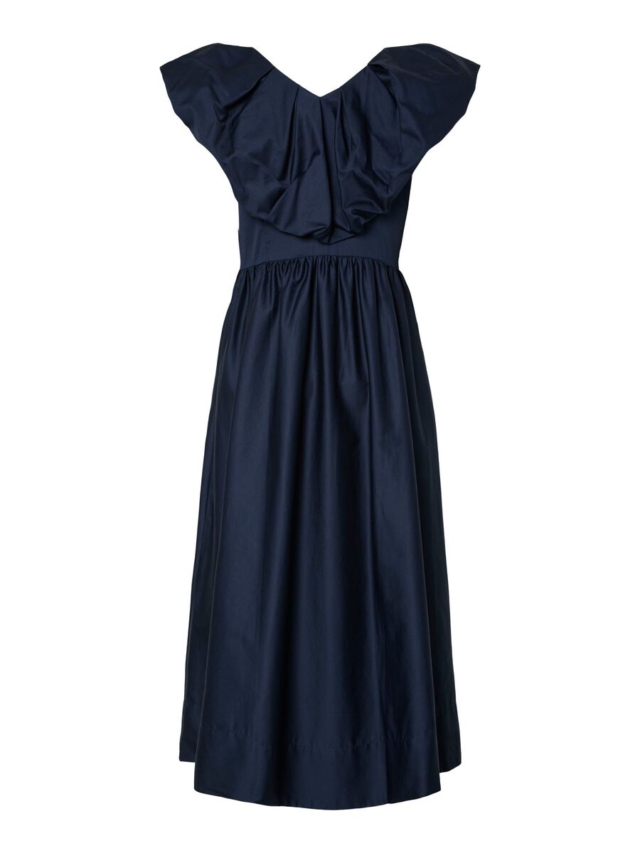 Sara Midi Dress (Navy)