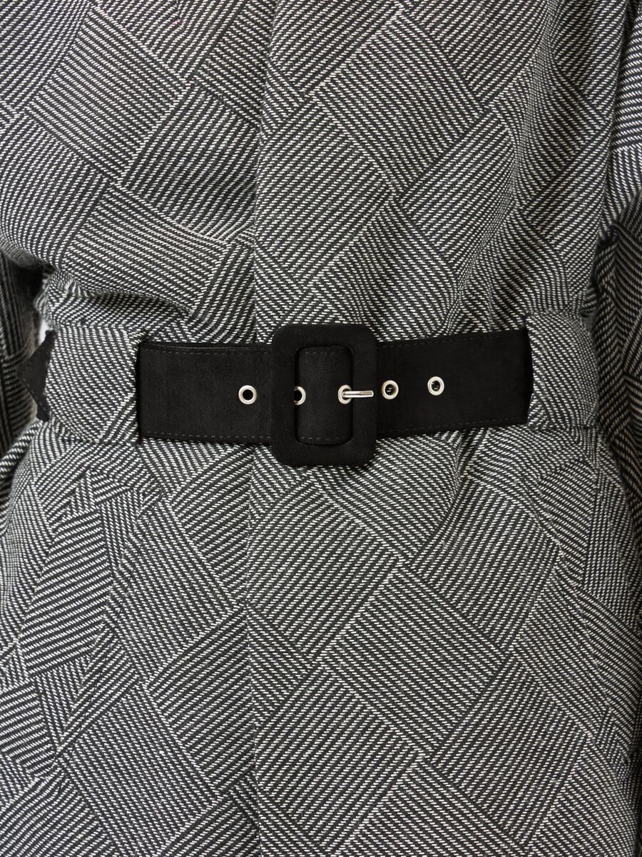 Shay Blazer Jacket (Black/White)