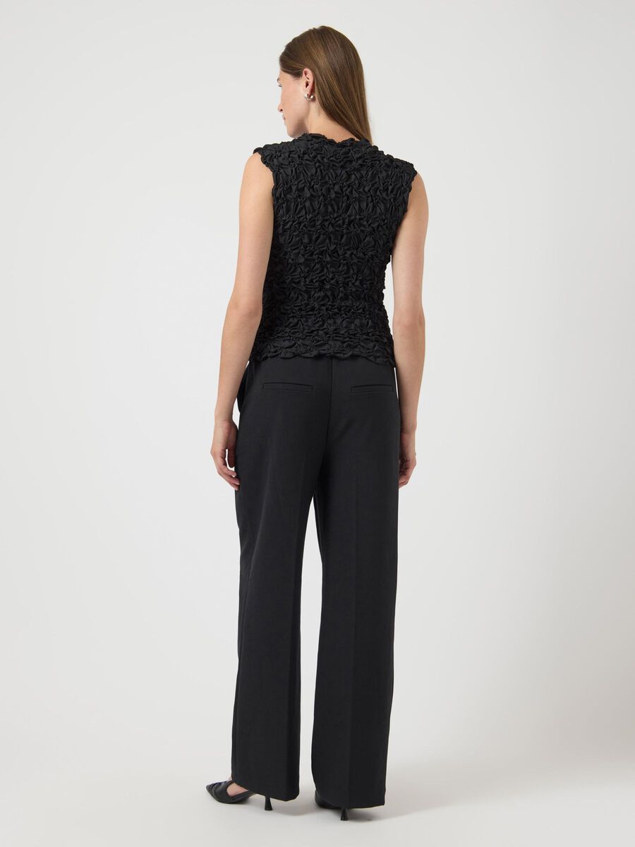 Althea Sleeveless Top (Black)