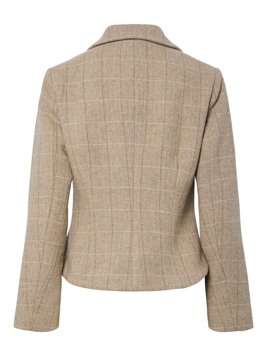 Thelma Jacket (Taupe Gray/Thela Check)