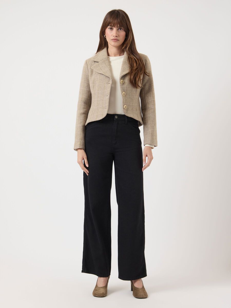 Thelma Jacket (Taupe Gray/Thela Check)