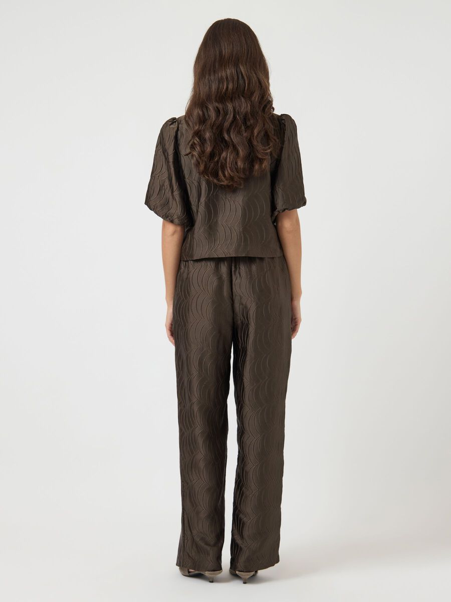 Limo Wide Leg Pants (Chocolate Brown)