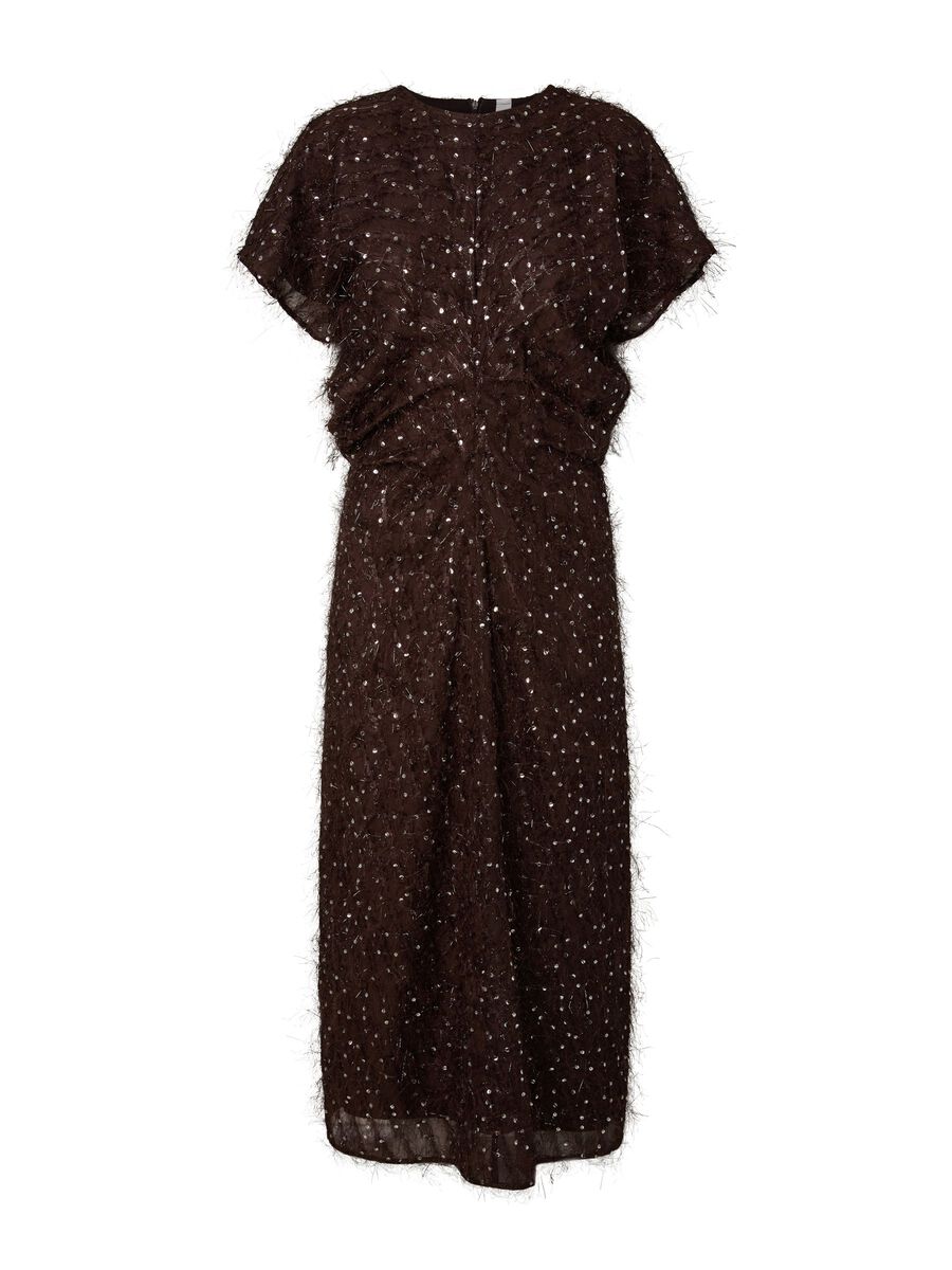 Izzy Midi Dress (Coffee Bean)