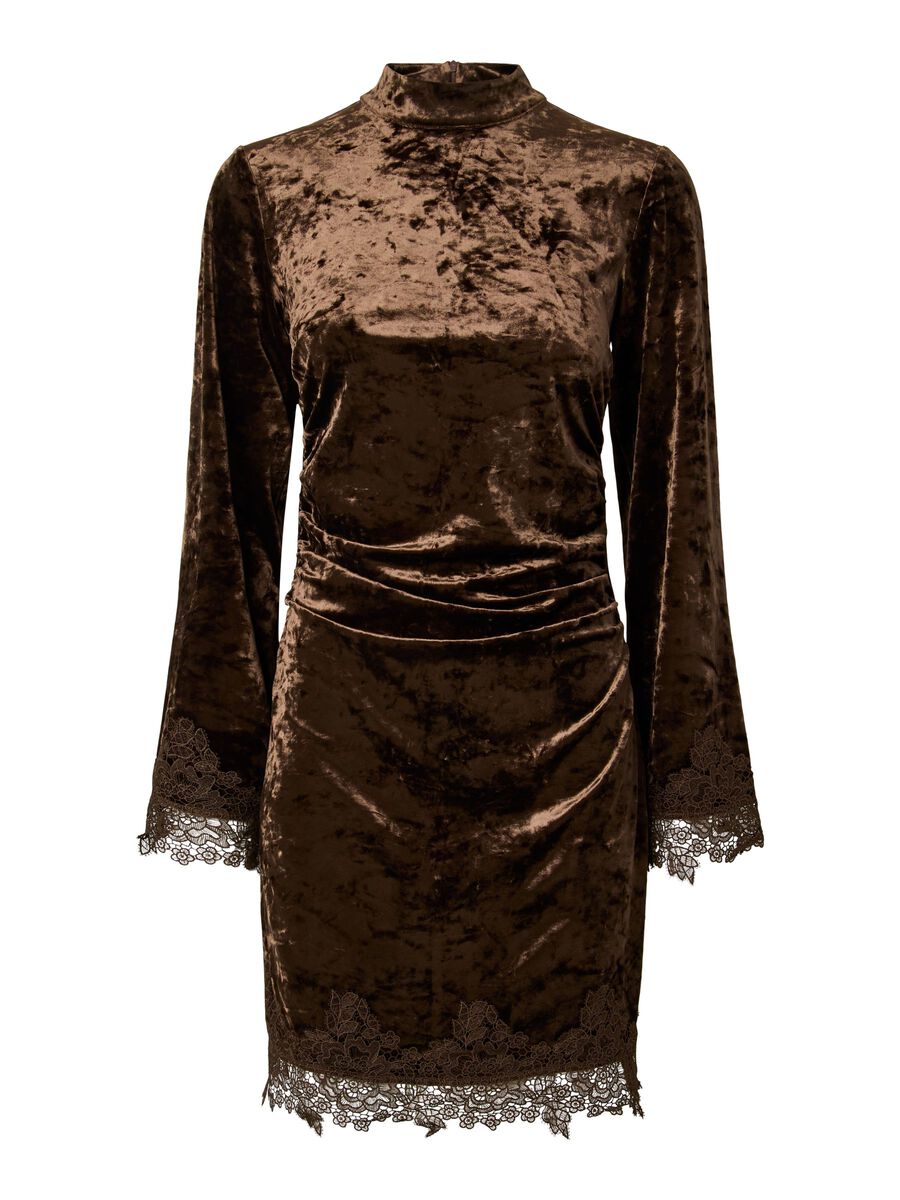 Chloe Mini Dress (Coffee Bean)