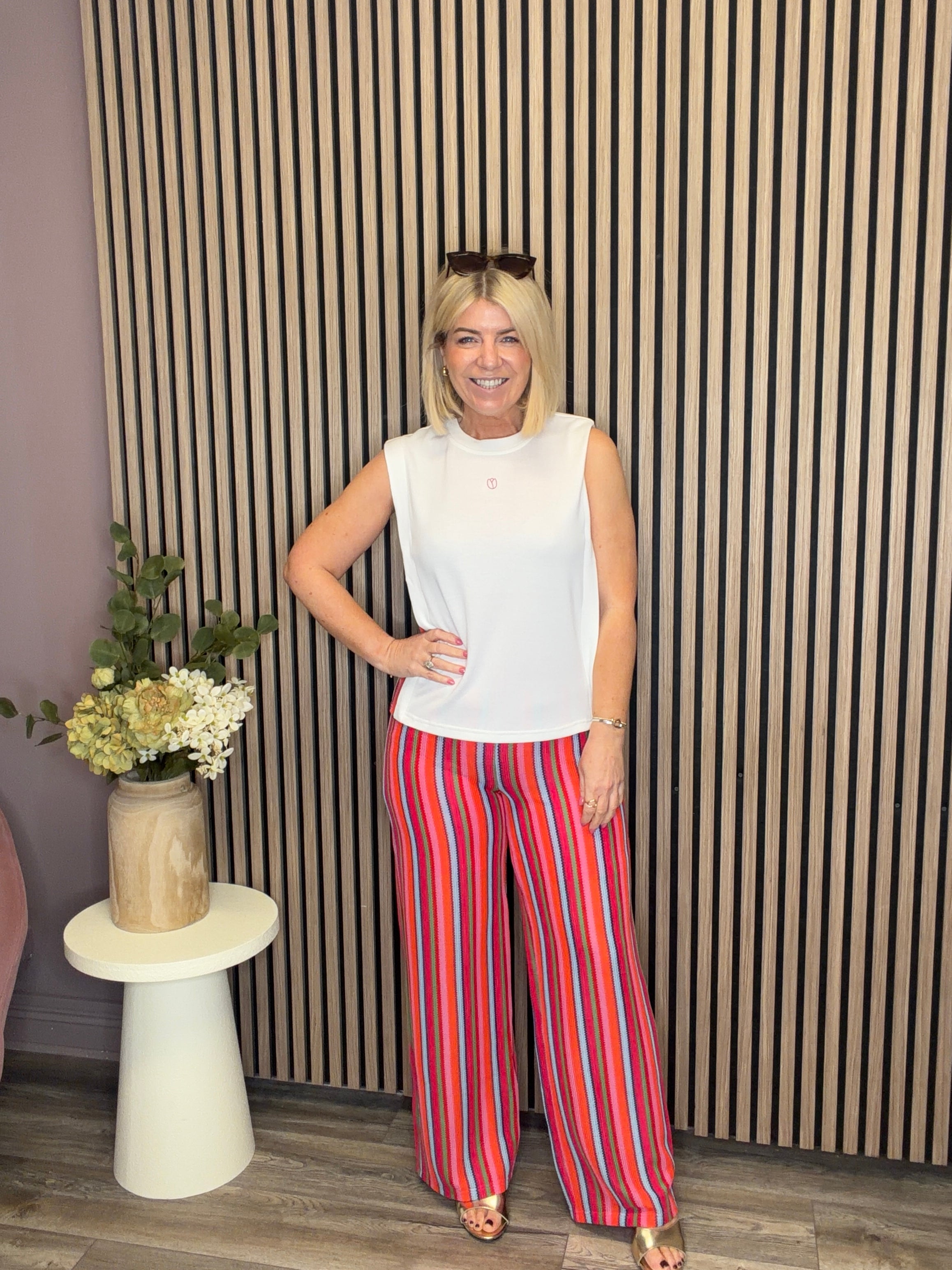 Billy Striped Pants (Multi Stripe)