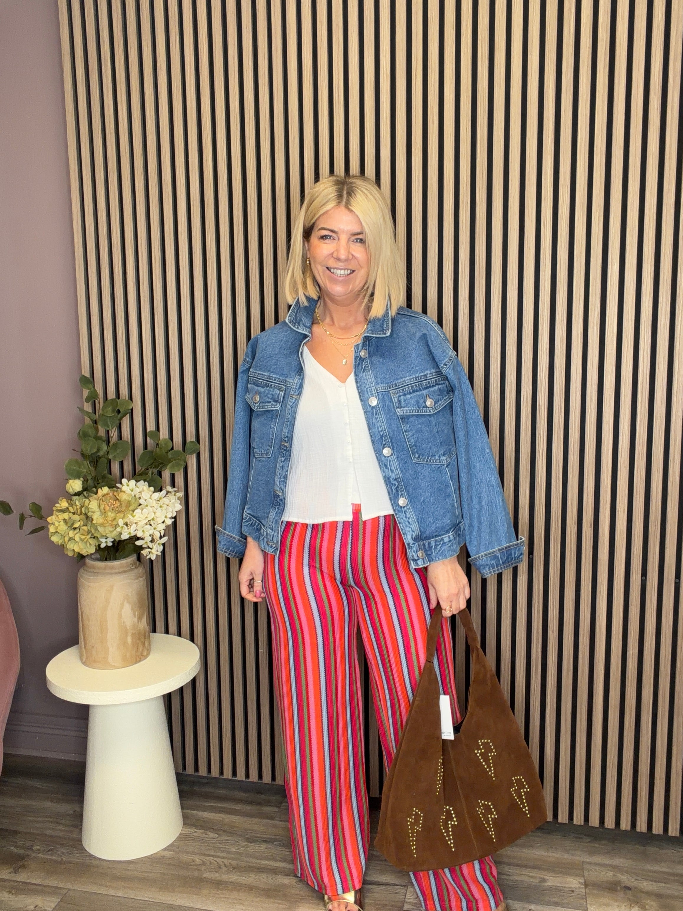 Billy Striped Pants (Multi Stripe)