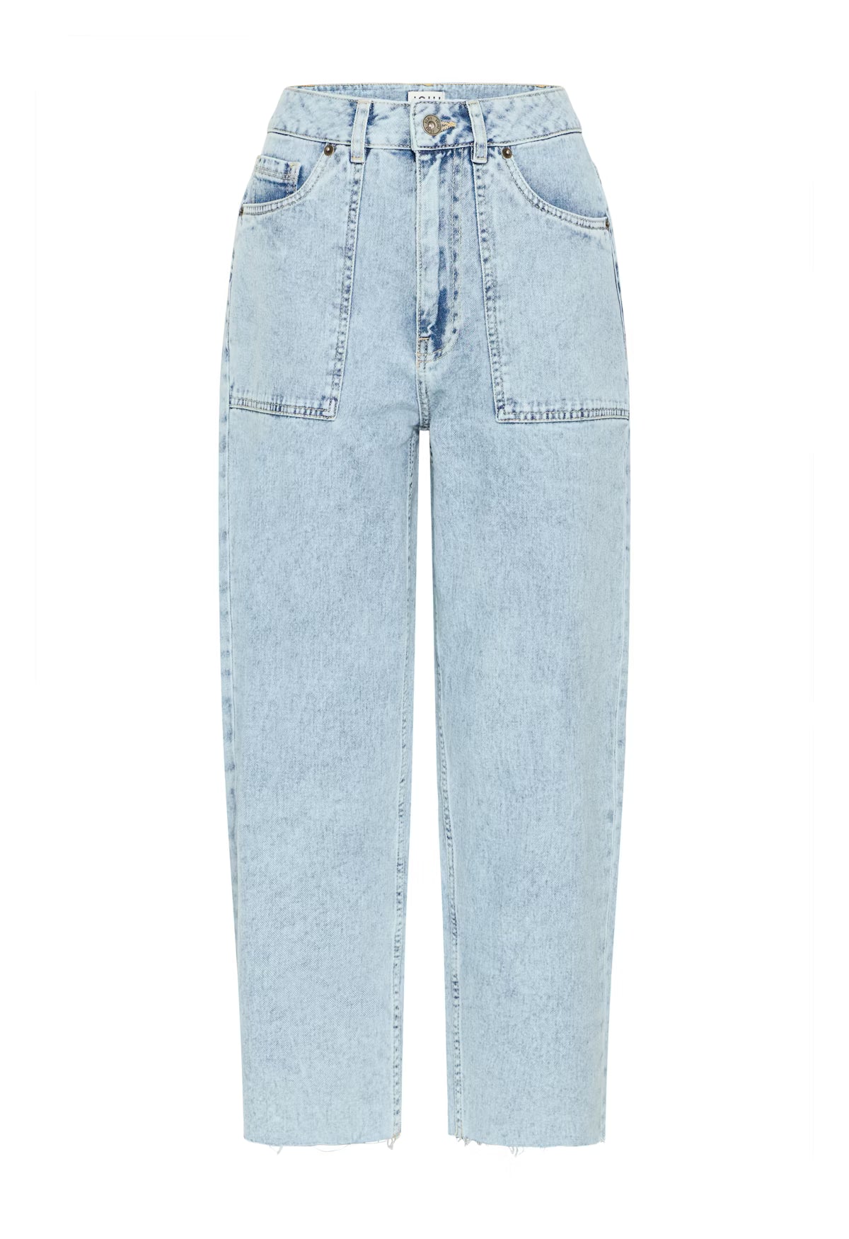 Ella Ankle Length Jeans (Light Blue/Stonewashed)