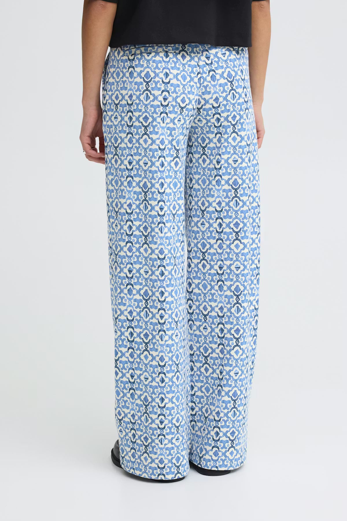 Florie Wide Leg Pants (Sodalite Blue)
