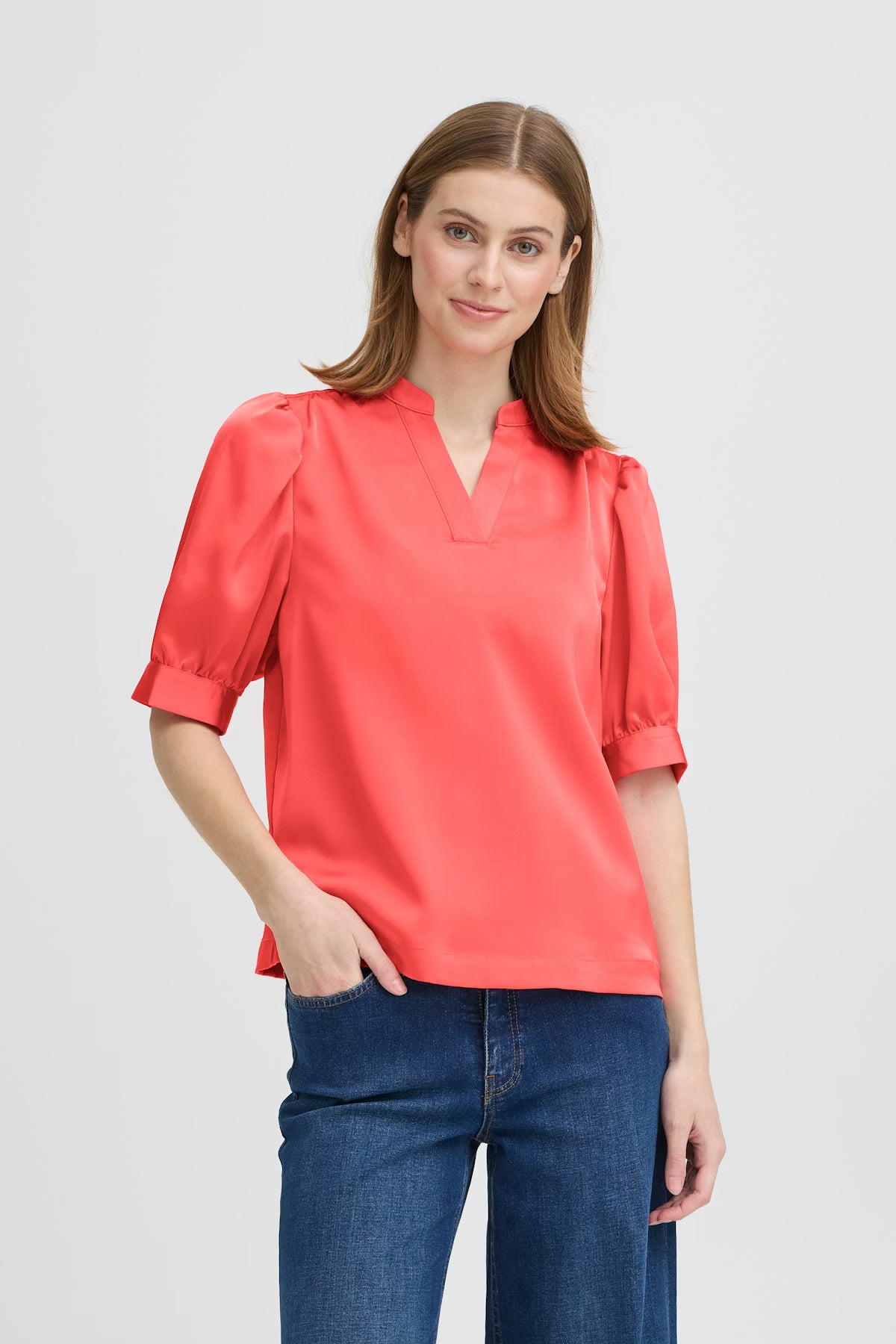 Hannah Blouse (Teaberry)