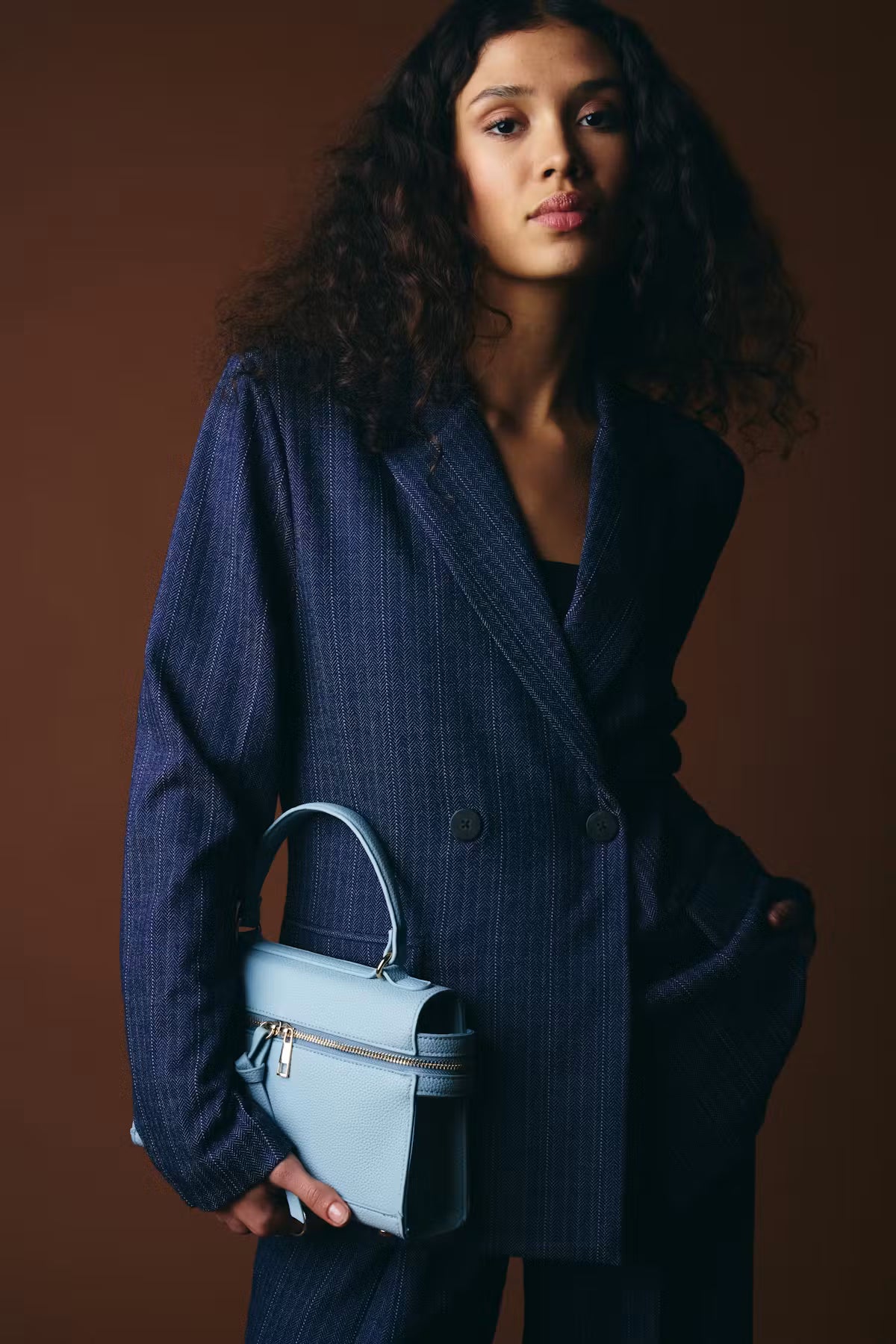 Parker Blazer (Dark Blue/Stripe)