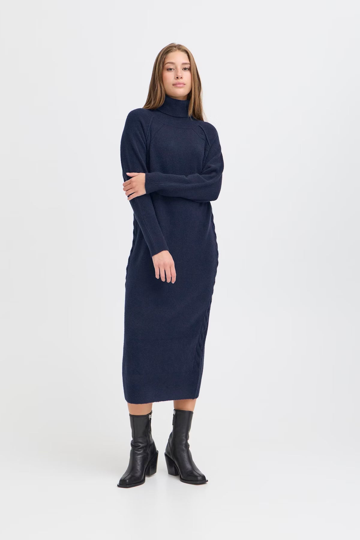 Diane Knit Midi Dress (Total Eclipse)