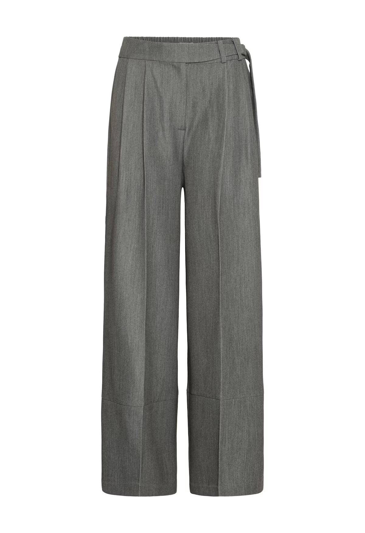 Frida Wide Leg Trousers (Grey)