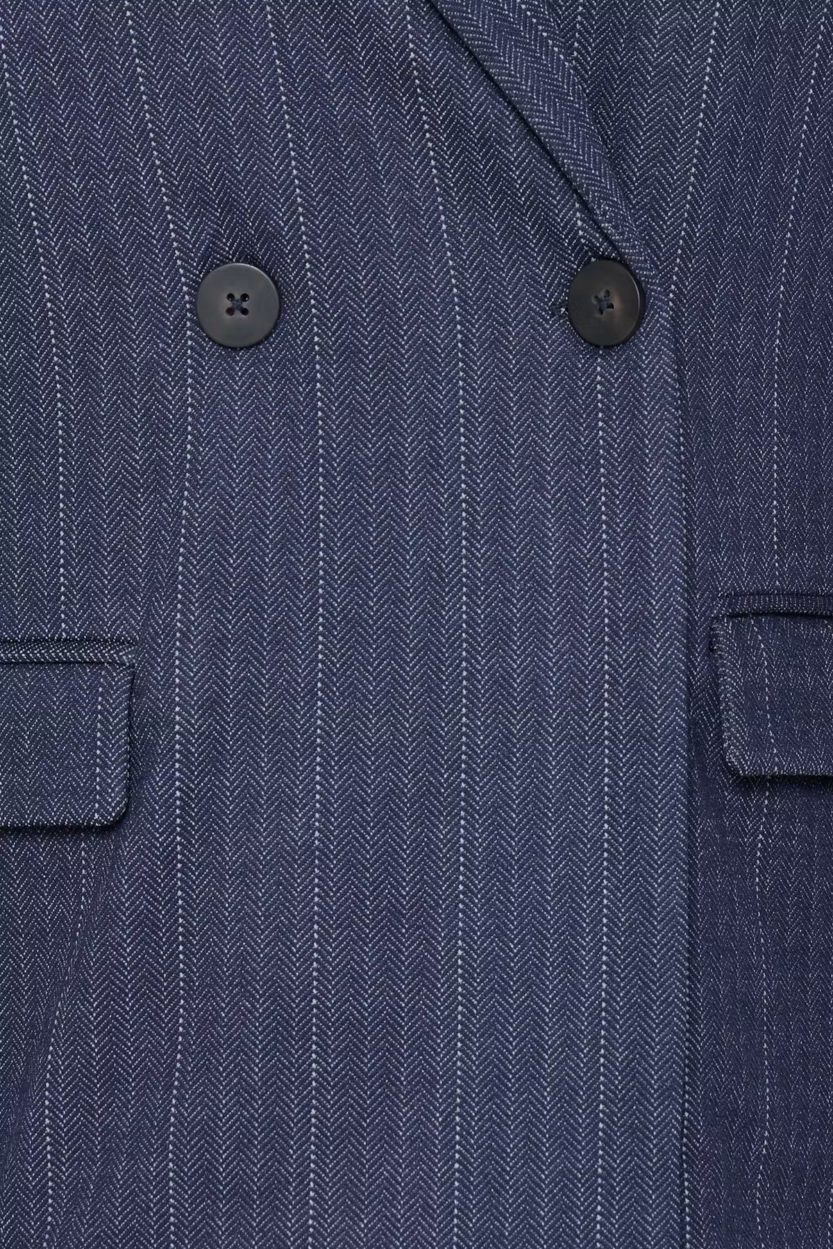 Parker Blazer (Dark Blue/Stripe)