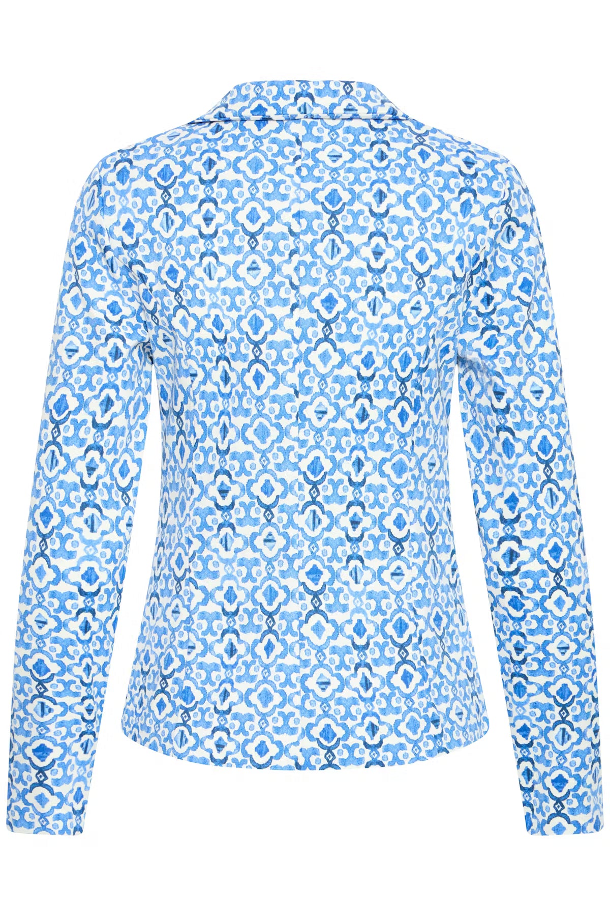 Sandie Printed Blazer (Sodalite Blue)