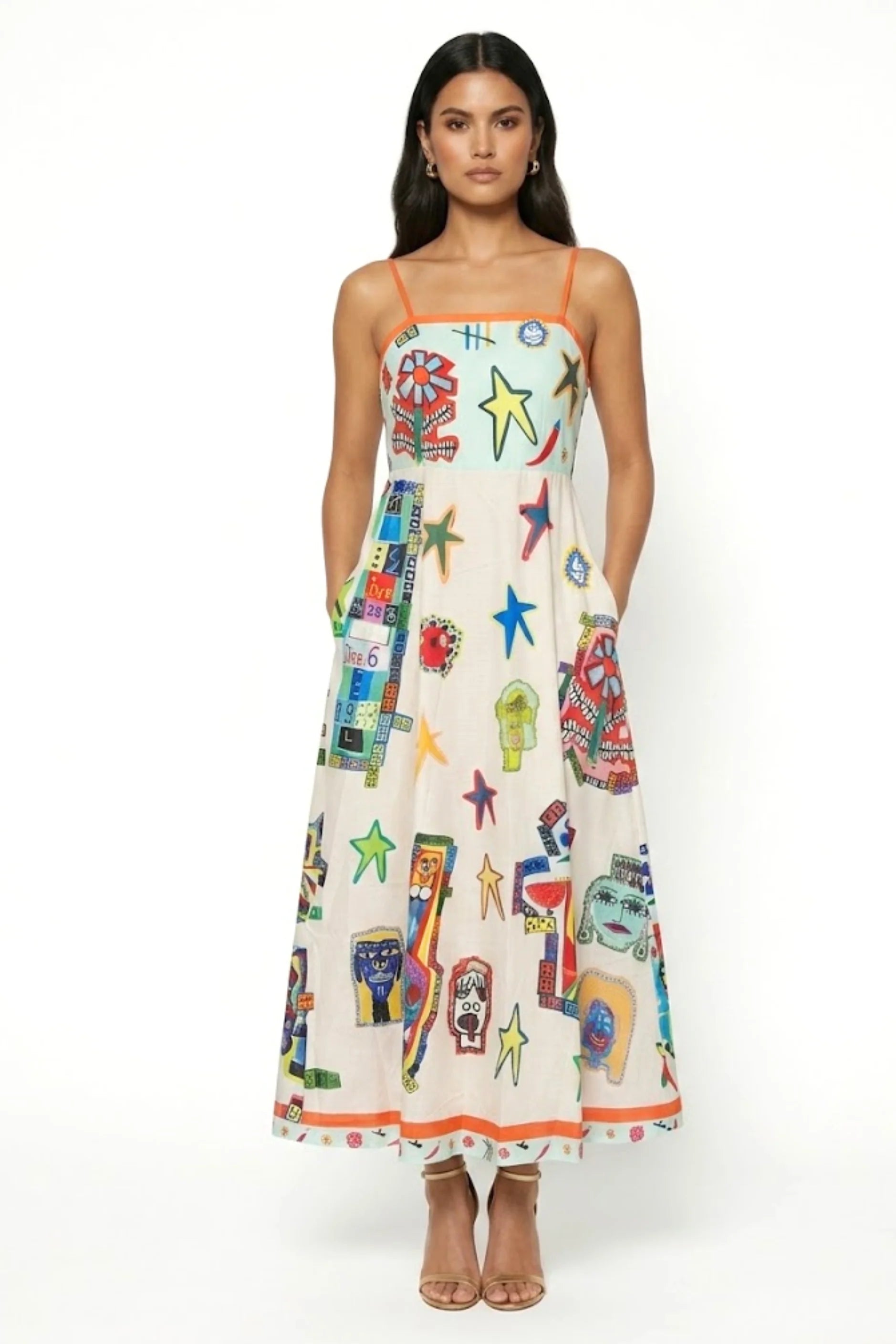 Willow Maxi Dress (Cream)