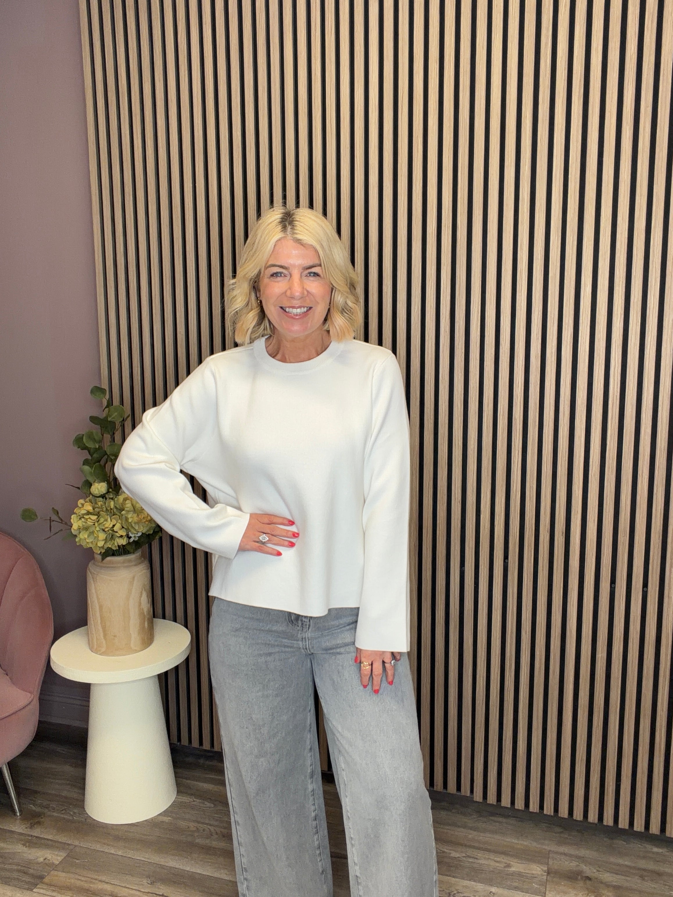 Rayanne Jumper (Cloud Dancer)