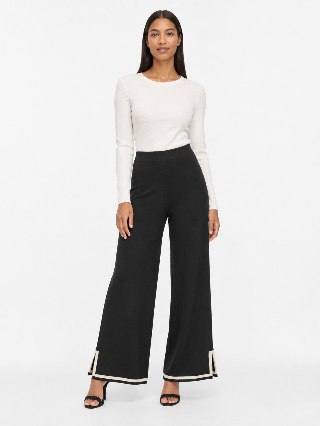 Debbie Knit Pants (Black/Birch)