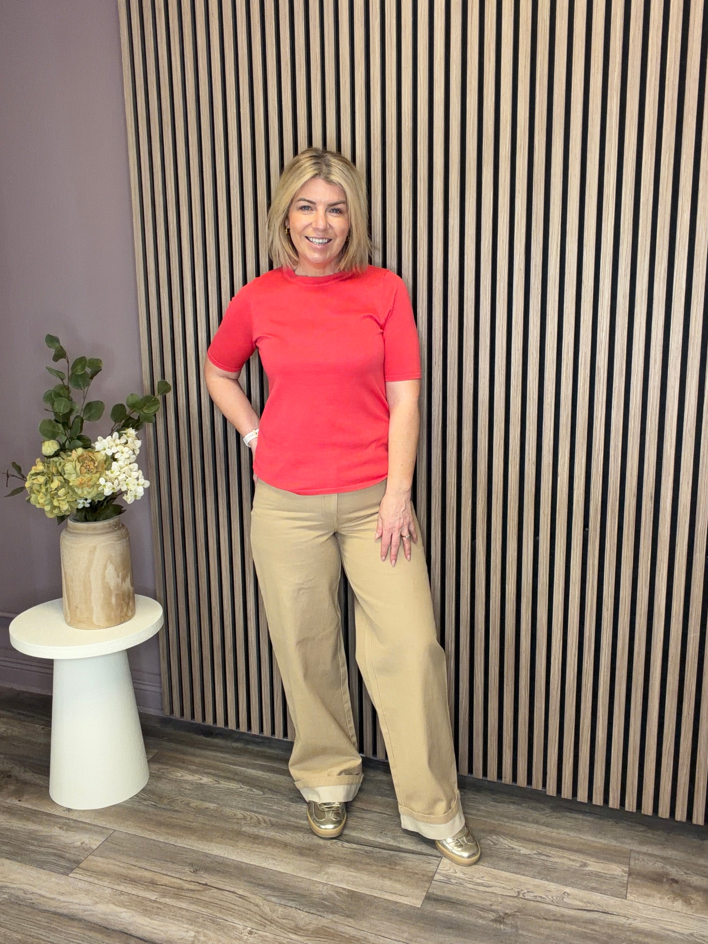 Danielle Washed Jeans (Travertine)