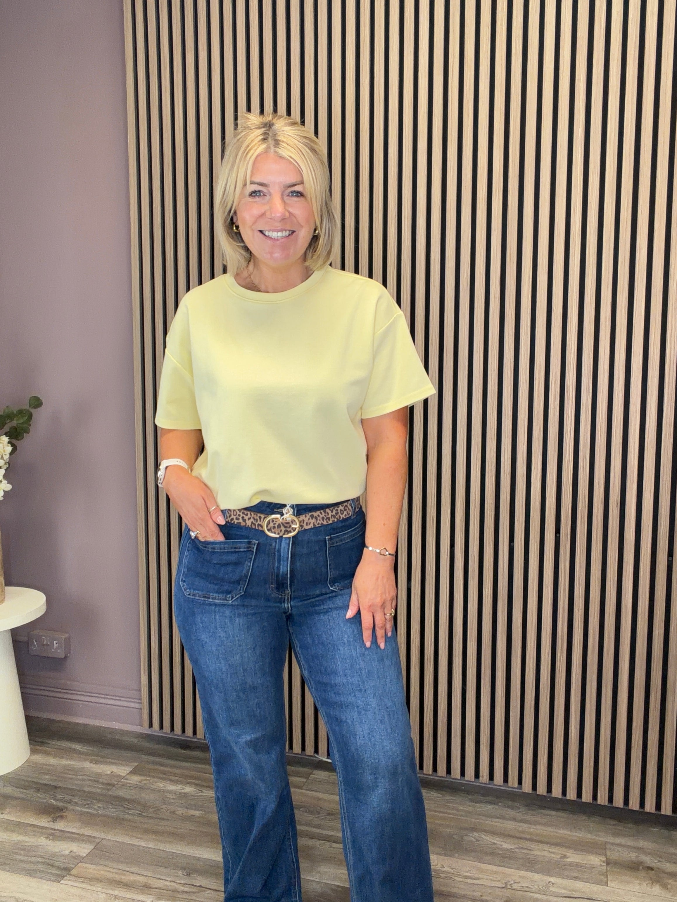 Sky Oversized T-Shirt (French Vanilla)