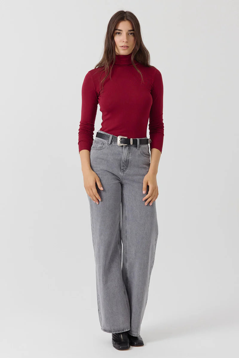 Eliza Polo Neck (Wine)