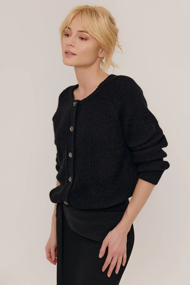 Carol Cardigan (Black)