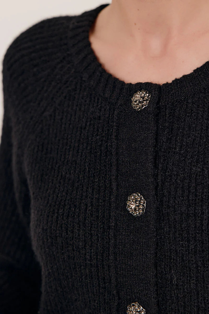 Carol Cardigan (Black)