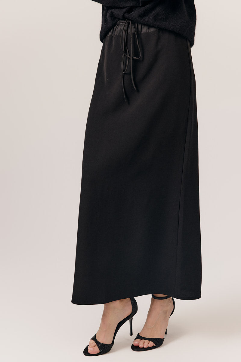 Jodi Midi Skirt (Black)