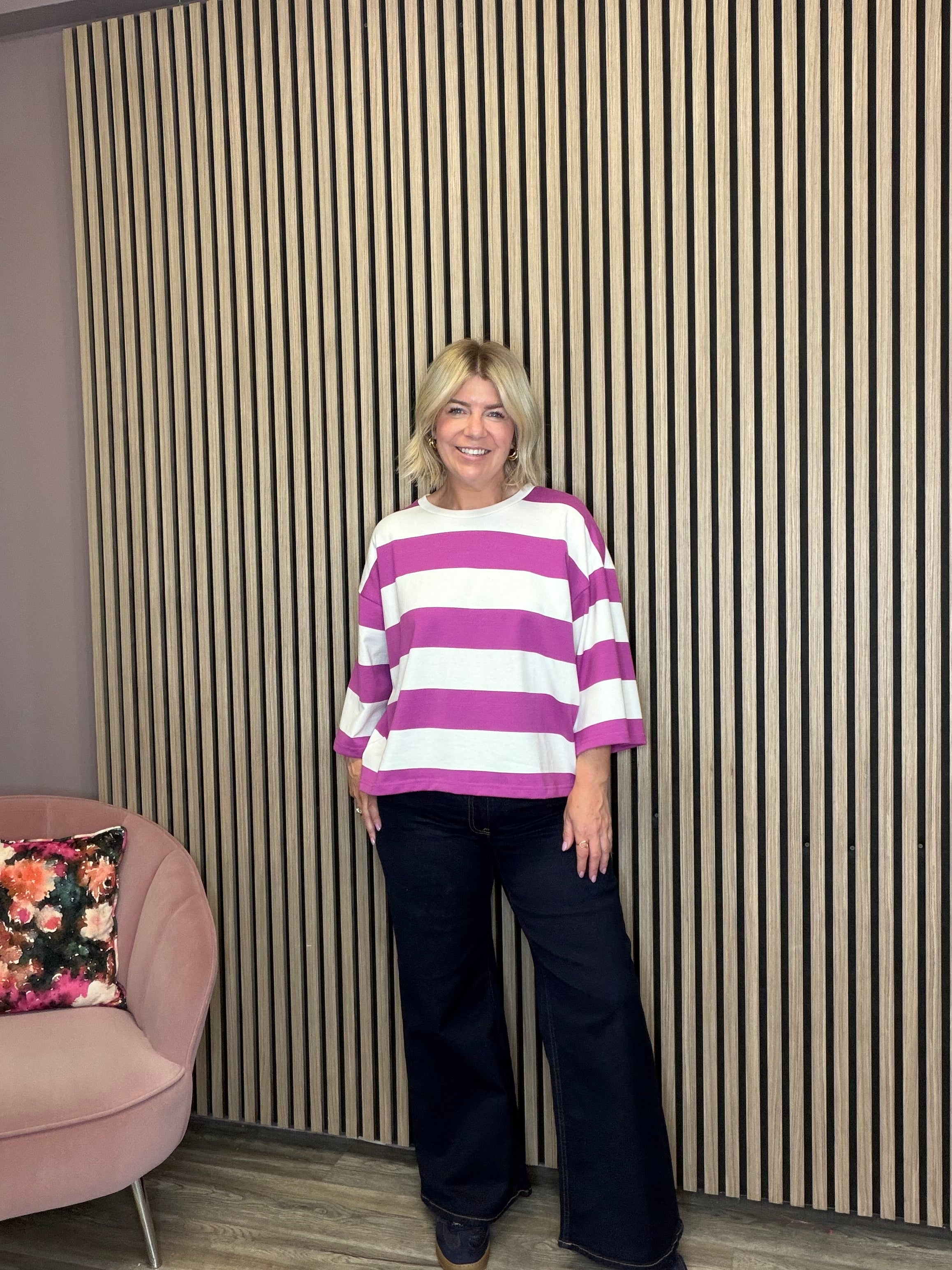 Imogen Wide Leg Jeans (Authentic Blue/Leg 30")