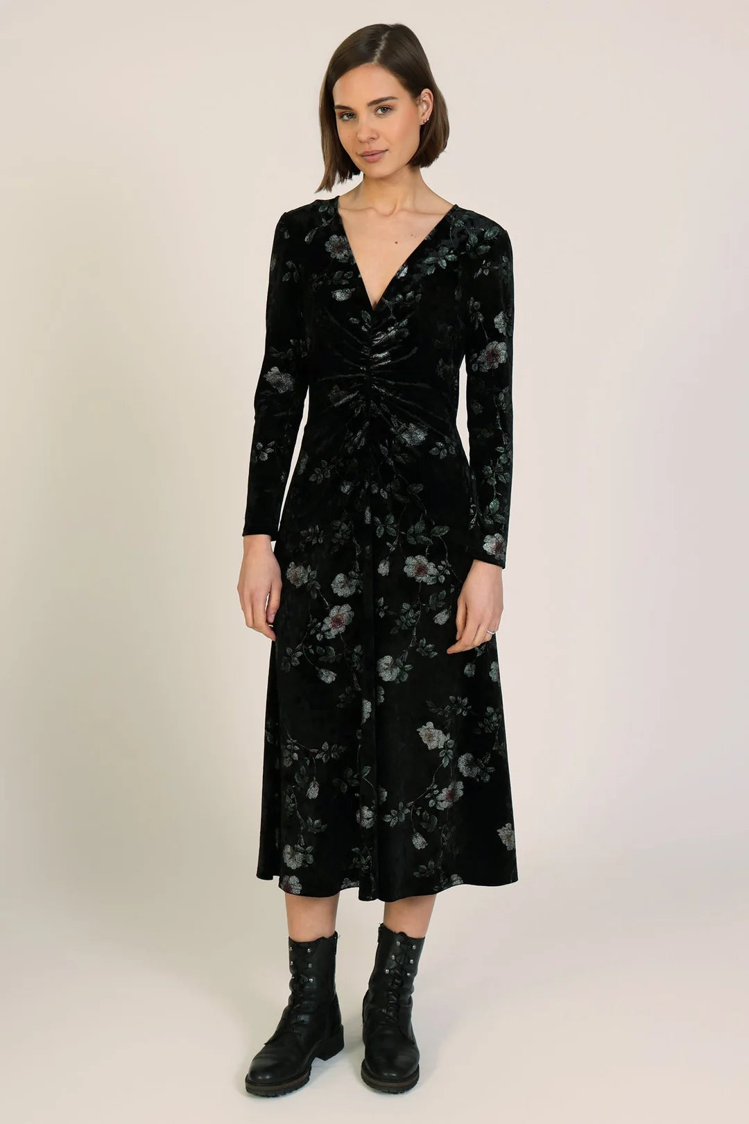 Blain Midi Dress (Black)