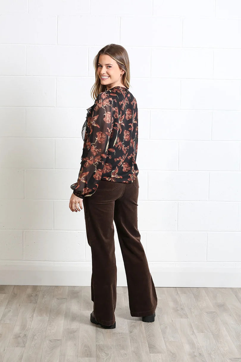 Anna Frill Top (Black)