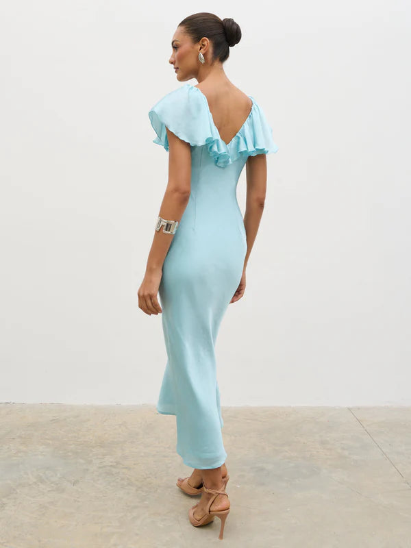Adina Midaxi Dress (Seaspray Blue)