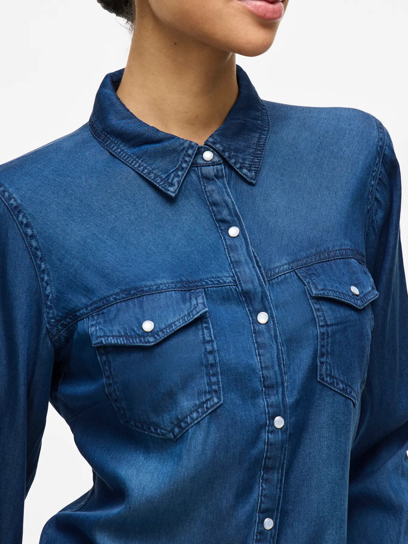Luca Denim Shirt (Dark Wash)