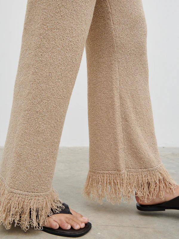 Analia Knit Trousers (Beige)