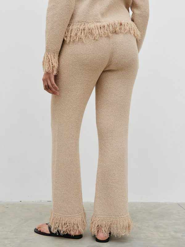 Analia Knit Trousers (Beige)