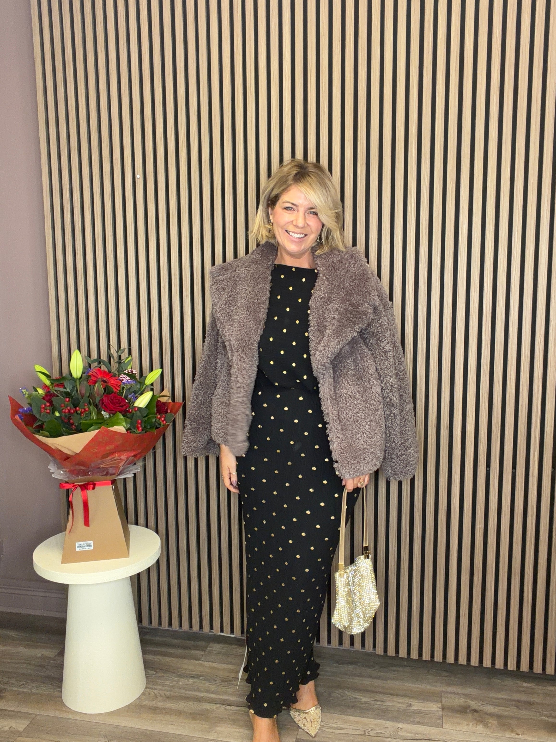 Jackie Faux Fur Jacket (Mink)