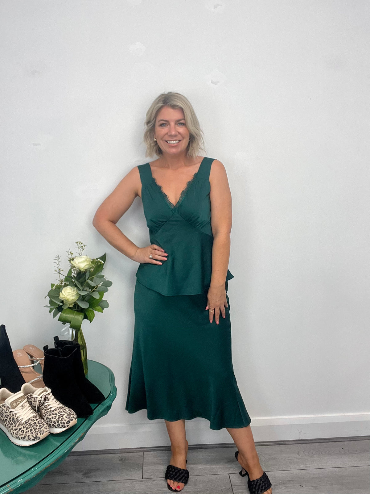 Cara Cami Top (Green) | Oh Molly | Season 4