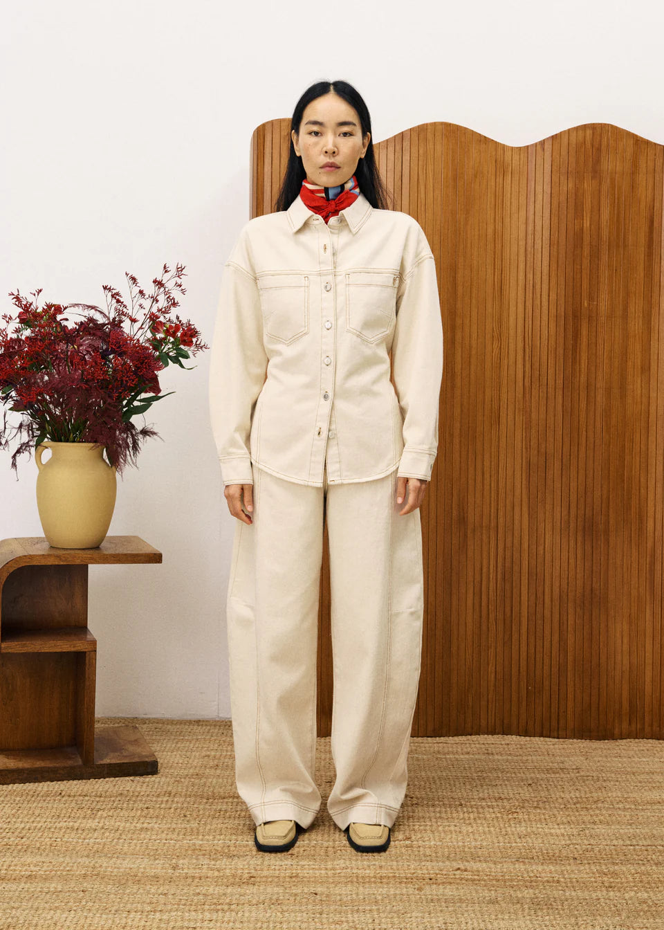 Bancha Jeans (Cream)