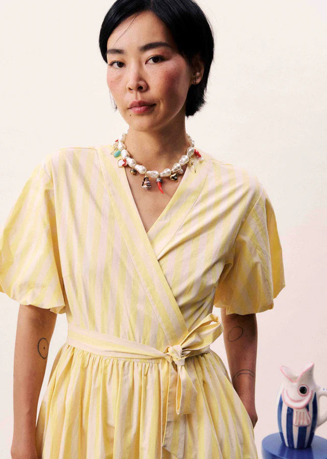 Queen  Midi Dress (Yellow)