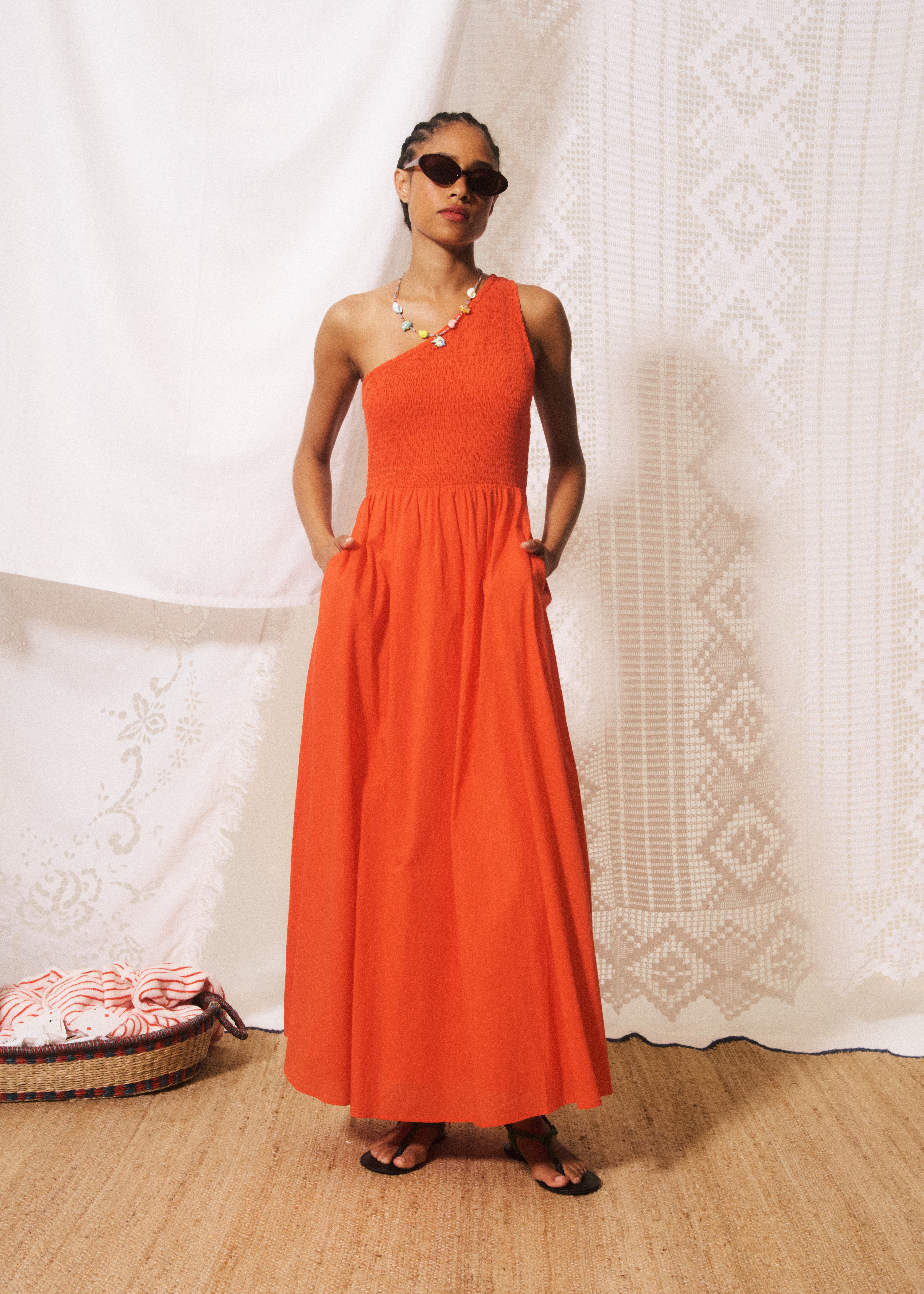 Liberatore Dress (Coral)