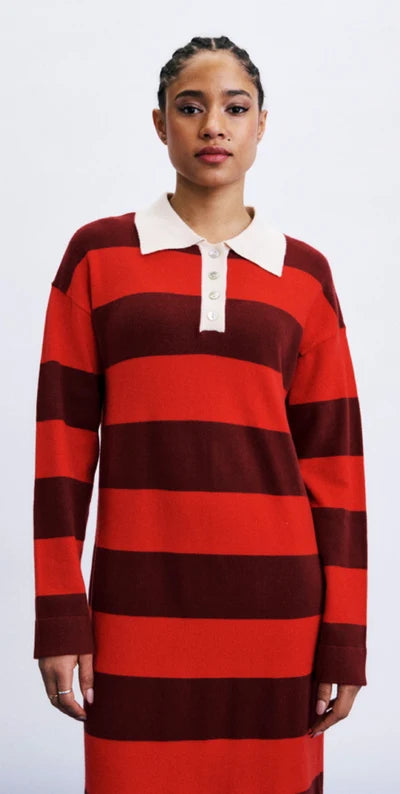 Takayama Knit Dress (Red)