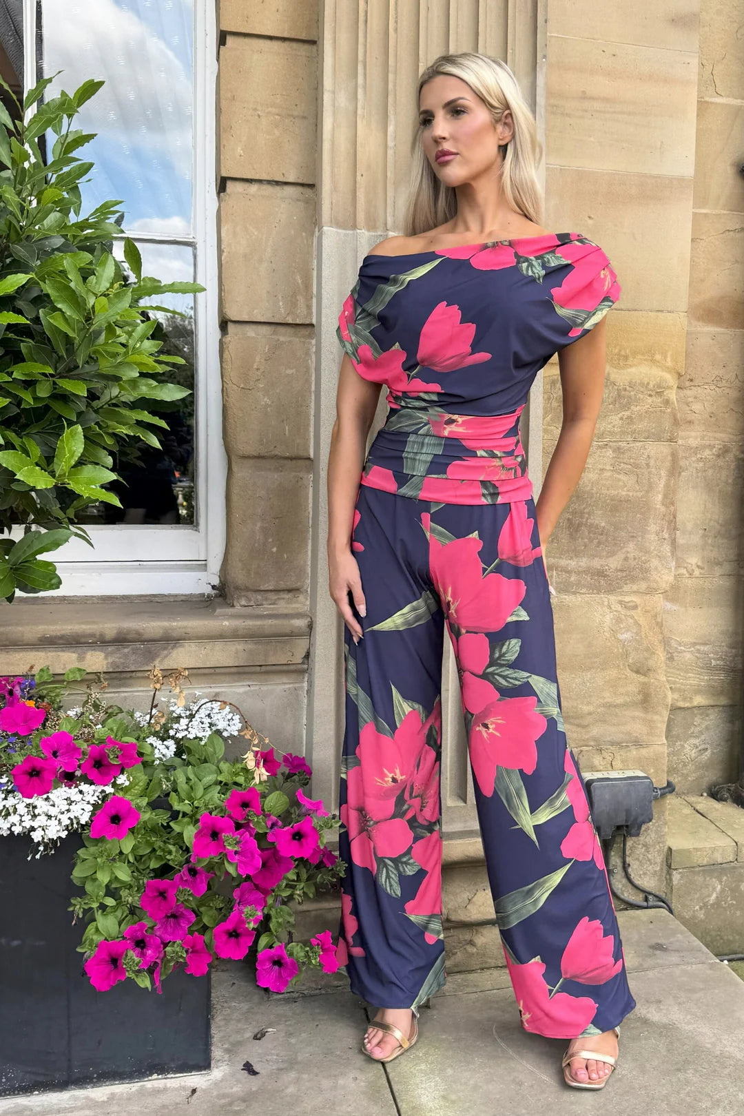 Carbon Jumpsuit (Fuchsia)