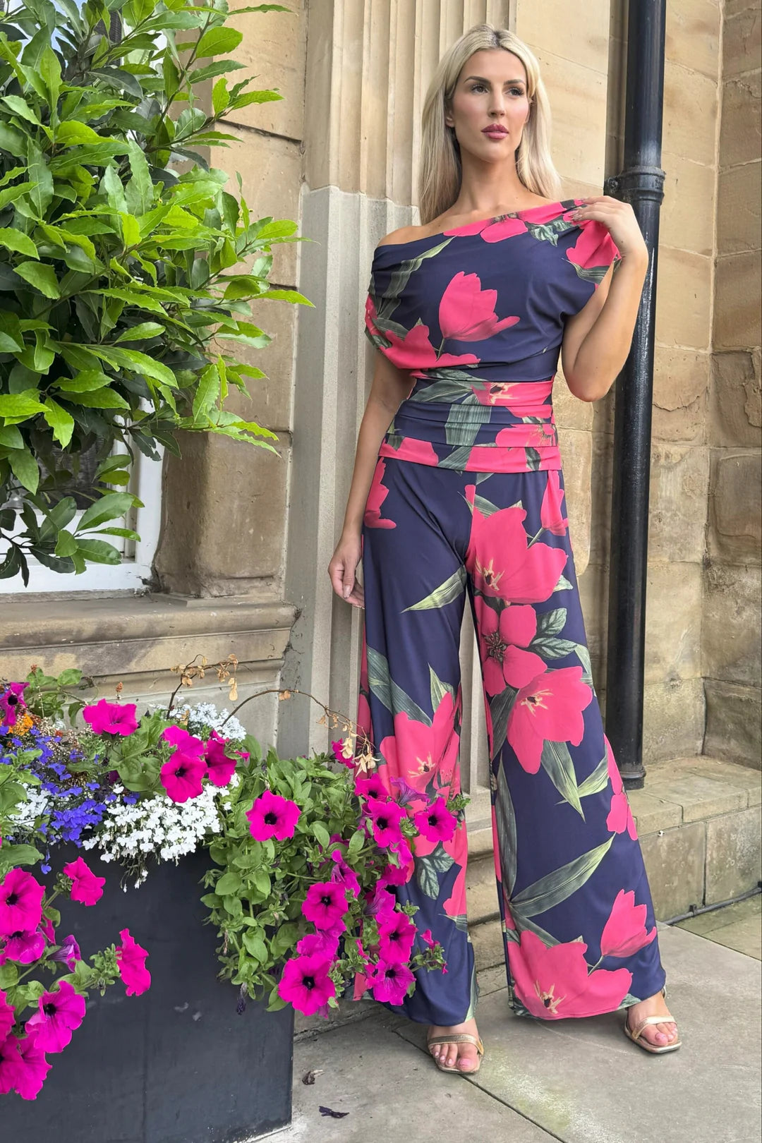 Carbon Jumpsuit (Fuchsia)