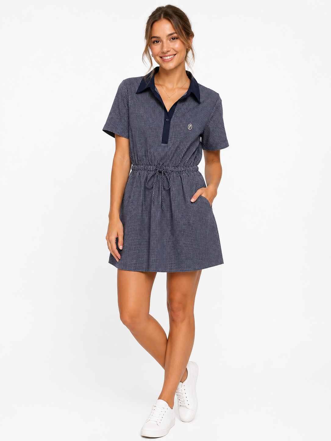 Aeeurra Mini Dress (Navy)