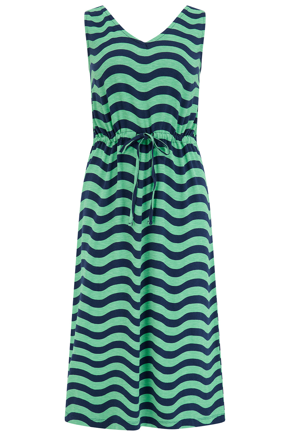 Gilly Jersey Midi Dress (Green)